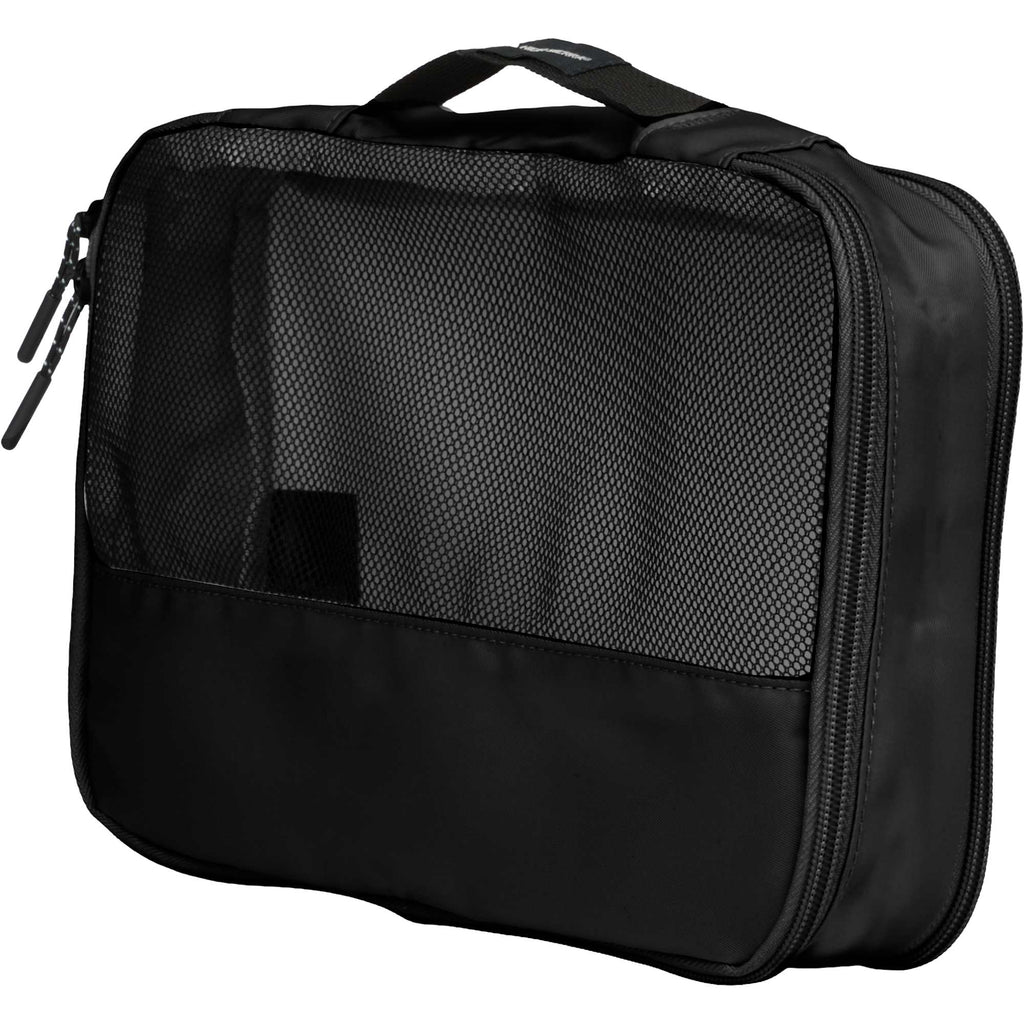 High Sierra Courier Compression Packing Cubes, Set of 3 Transfer - Black - Left Angle 2