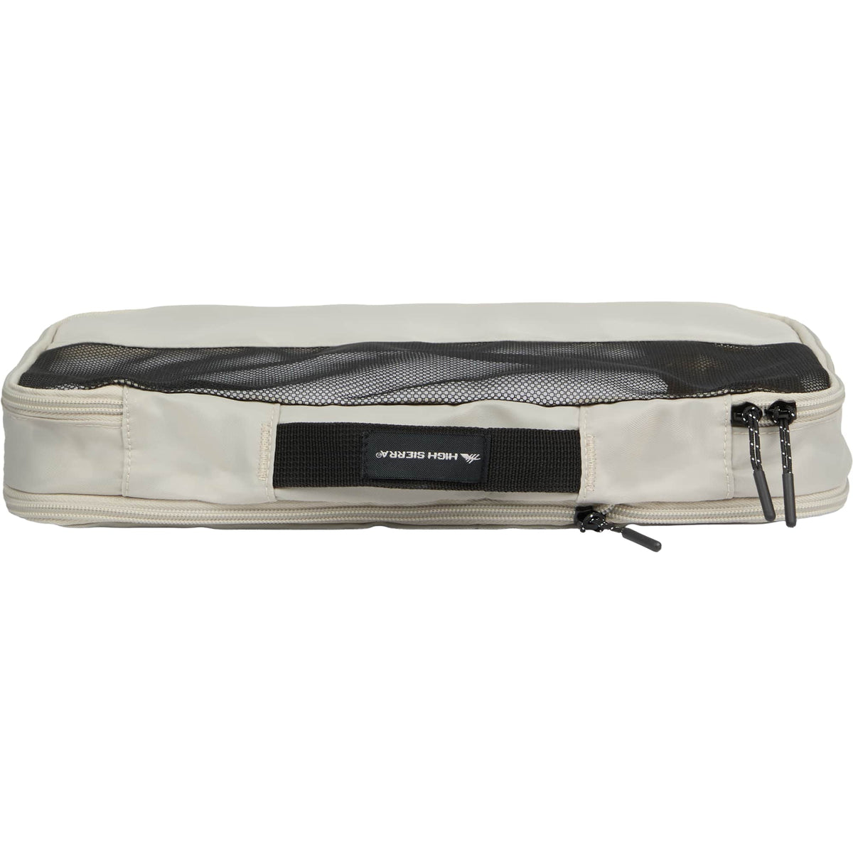 High Sierra Courier Compression Packing Cubes, Set of 3 Transfer - Limestone Grey - Alternate Med