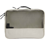 High Sierra Courier Compression Packing Cubes, Set of 3 Transfer - Limestone Grey - Front Med