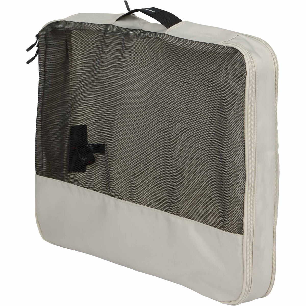 High Sierra Courier Compression Packing Cubes, Set of 3 Transfer - Limestone Grey - Left Angle