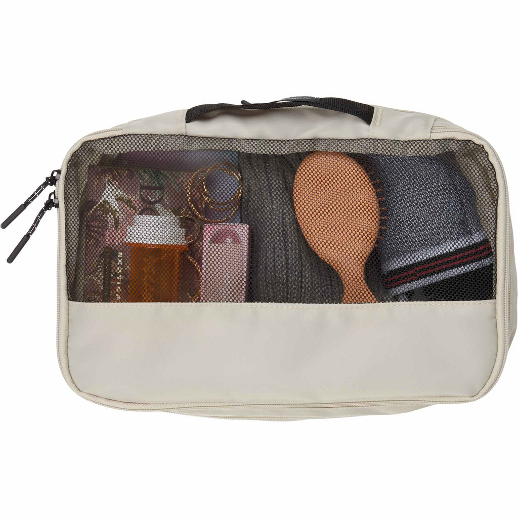 High Sierra Courier Compression Packing Cubes, Set of 3 Transfer - Limestone Grey - Propped 2