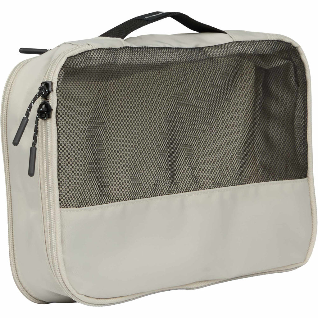 High Sierra Courier Compression Packing Cubes, Set of 3 Transfer - Limestone Grey - Right Angle 2