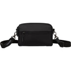 High Sierra Courier Crossbody Bag in Recycled Polyester Transfer - Black - Back