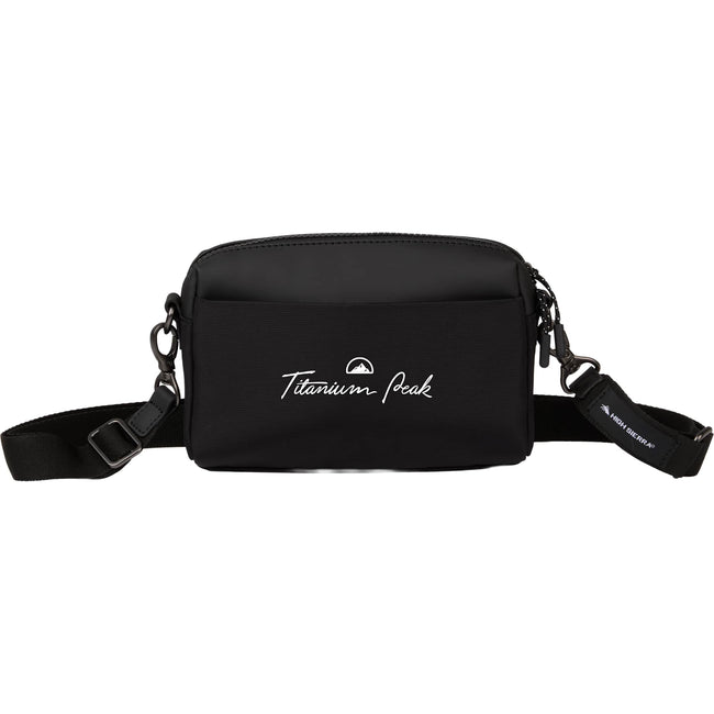 High Sierra Courier Crossbody Bag in Recycled Polyester Transfer