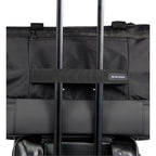 High Sierra Courier Duffel Bag with Drop Bottom Embroidery - Black - Detail 5