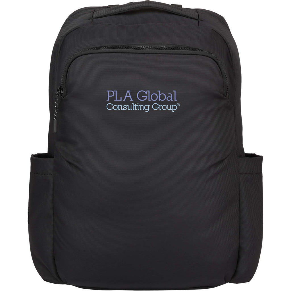 High Sierra Courier Laptop Backpack, 16 Inch Transfer - Black - Front