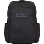 High Sierra Courier Laptop Backpack, 16 Inch Transfer - Black - Front