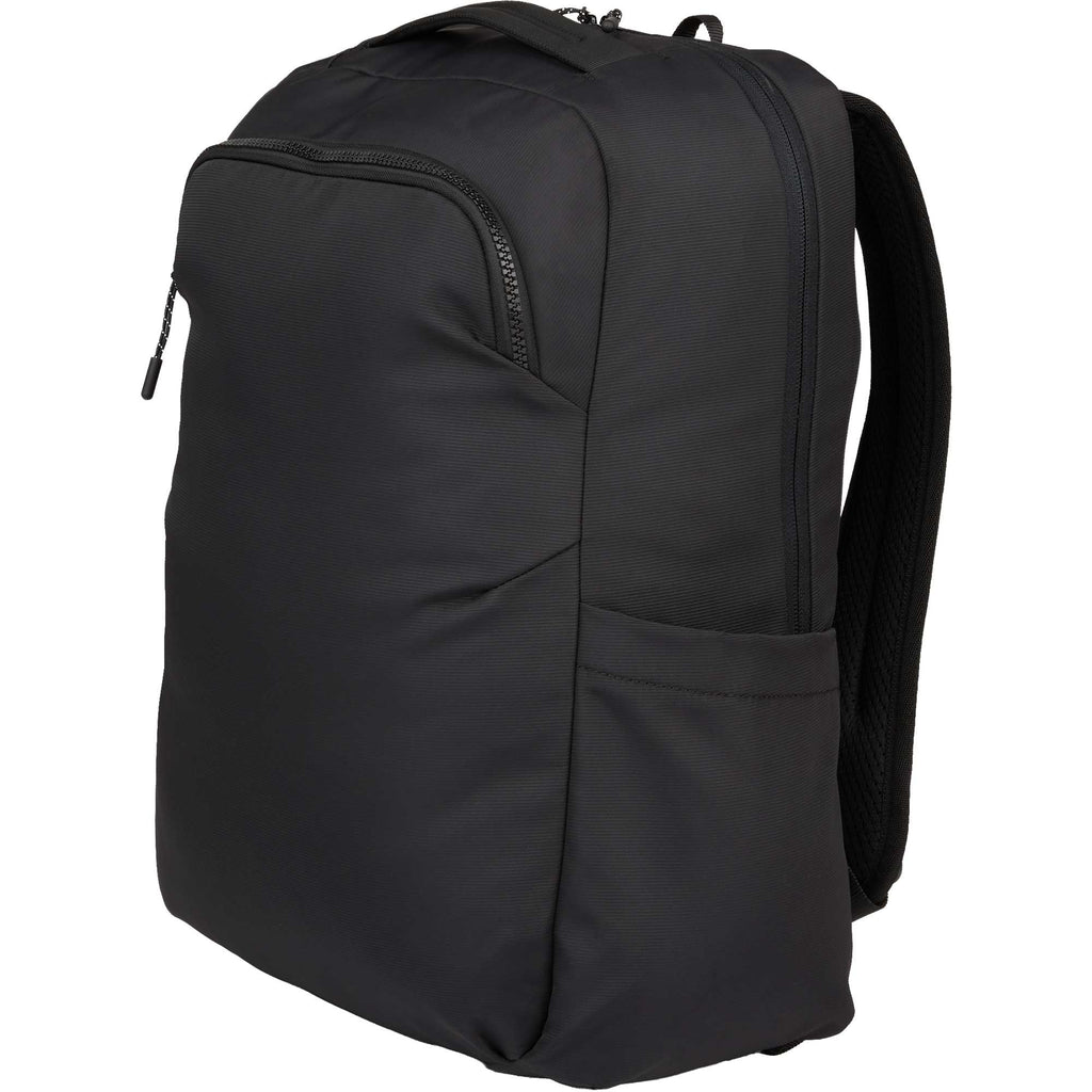 High Sierra Courier Laptop Backpack, 16 Inch Transfer - Black - Left Angle