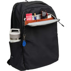High Sierra Courier Laptop Backpack, 16 Inch Transfer - Black - Propped 2