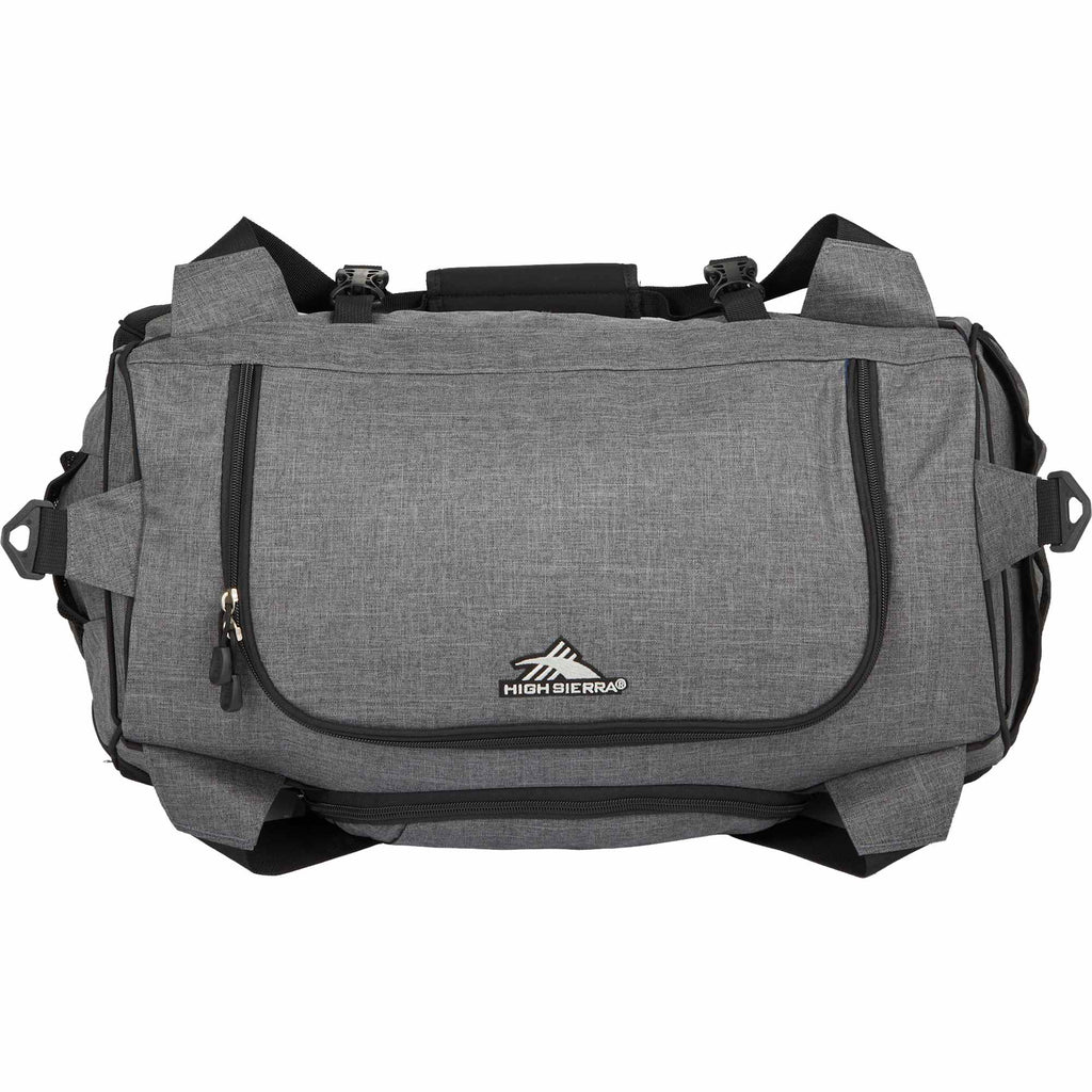 High Sierra Crunk Cross Sport Duffel Bag, 24 Inches Embroidery - Graphite - Top
