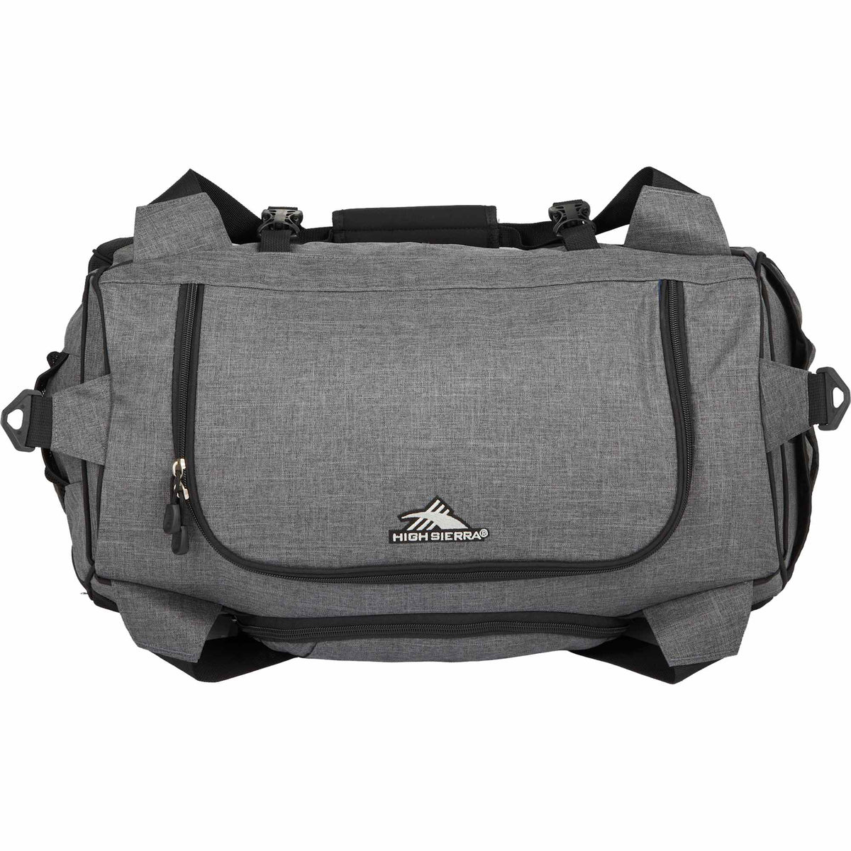 High Sierra Crunk Cross Sport Duffel Bag, 24 Inches Embroidery - Graphite - Top