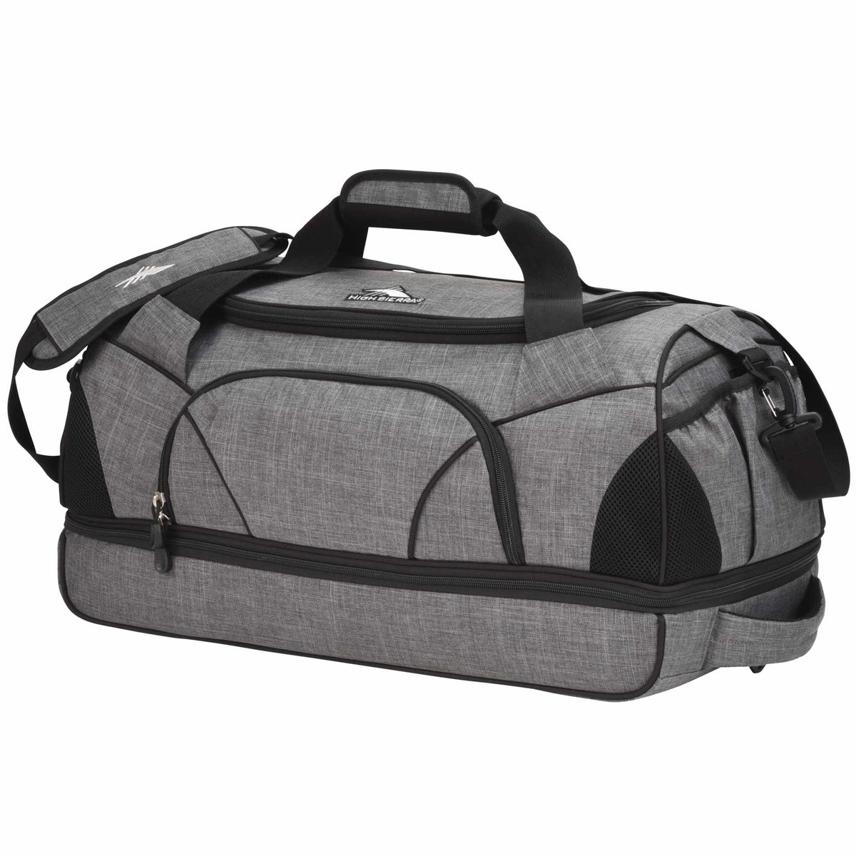 High Sierra Crunk Cross Sport Duffel Bag, 24 Inches Transfer - Graphite - Back 2