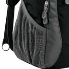 High Sierra Curve Backpack with Organizer Embroidery - Black - Front 2