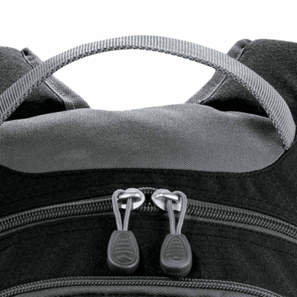 High Sierra Curve Backpack with Organizer Embroidery - Black - Front