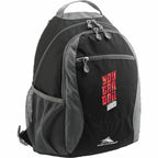 High Sierra Curve Backpack with Organizer Embroidery - Black - Right Angle