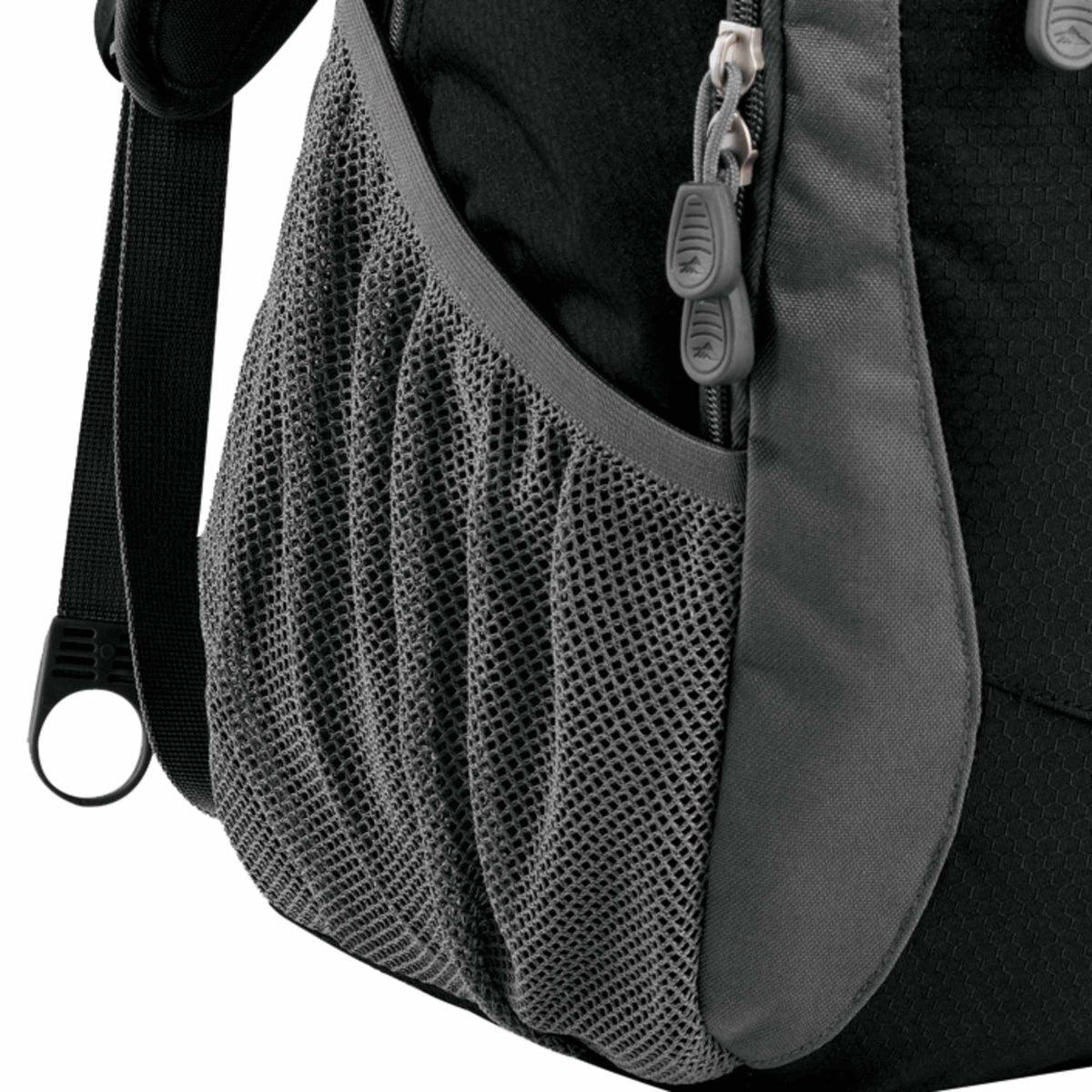 High Sierra Curve Backpack with Organizer Transfer - Black - Front 2