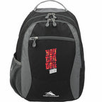 High Sierra Curve Backpack with Organizer Transfer - Black - Front 3