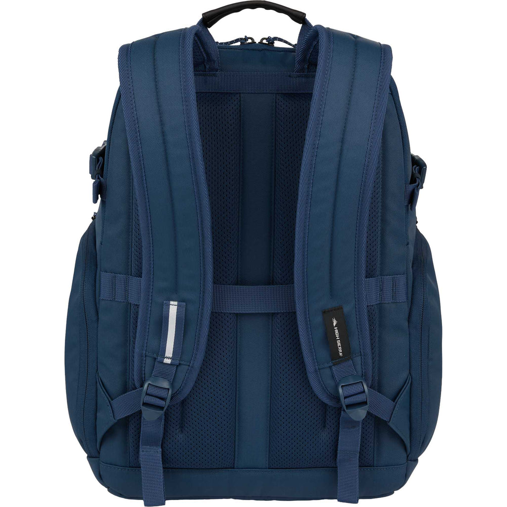 High Sierra Daily Pro Laptop Backpack, 15 Inch Transfer - Navy - Back