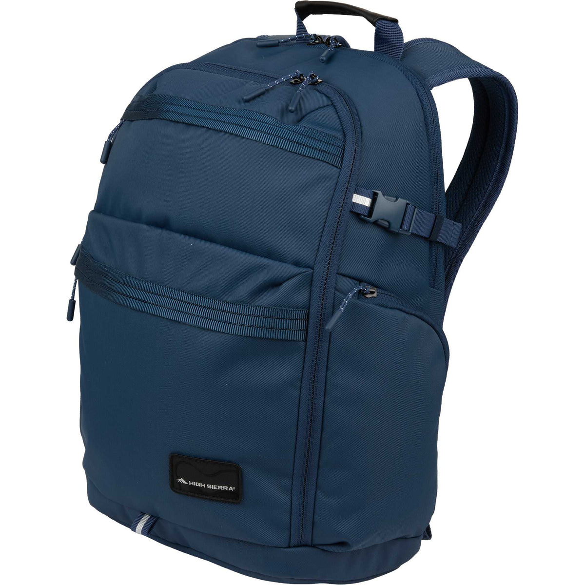 High Sierra Daily Pro Laptop Backpack, 15 Inch Transfer - Navy - Left Angle