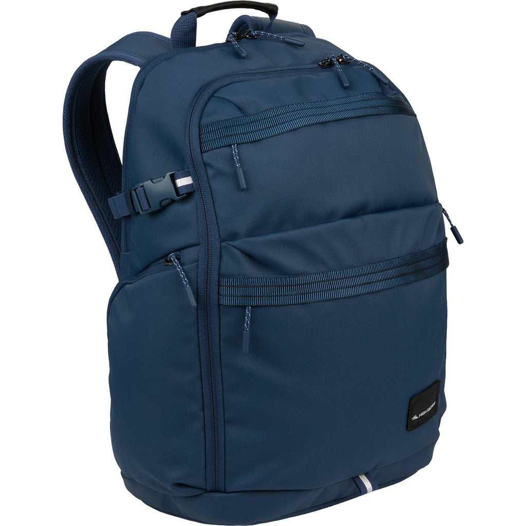 High Sierra Daily Pro Laptop Backpack, 15 Inch Transfer - Navy - Right Angle