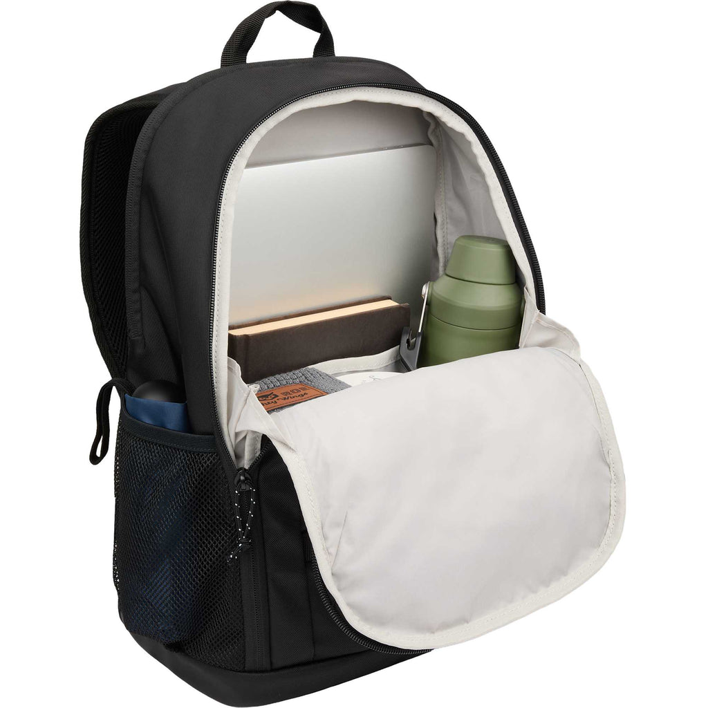 High Sierra Driftline Recycled Backpack with Laptop Hammock Transfer - Black - Propped 2