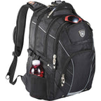 High Sierra Elite Fly-By Laptop Backpack, 17 Inch Embroidery - Black - Photo 5