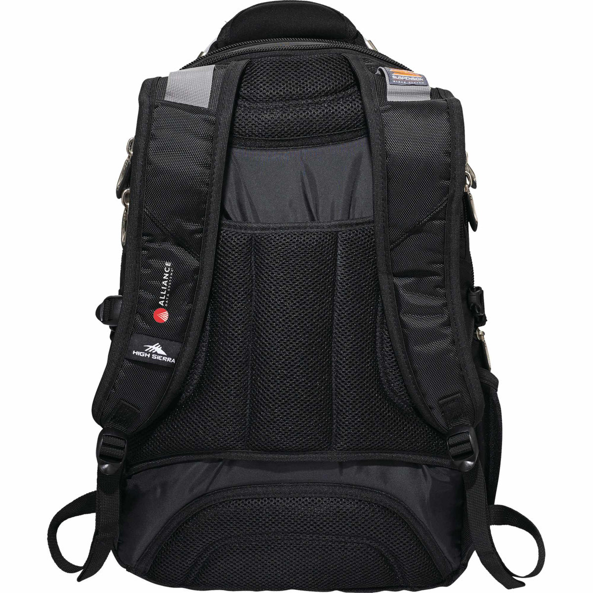 High Sierra Elite Fly-By Laptop Backpack, 17 Inch Transfer - Black - Photo