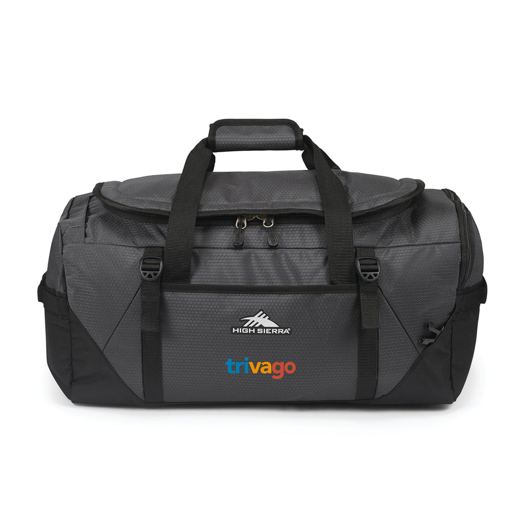 High Sierra Fairlead Convertible Duffel Backpack Transfer - Mercury/Black - View 1