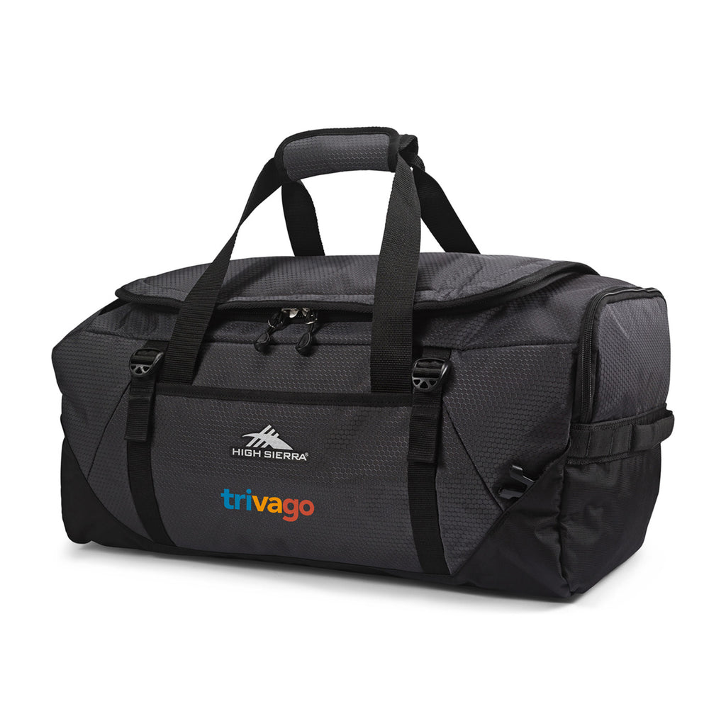 High Sierra Fairlead Convertible Duffel Backpack Transfer - Mercury/Black - View 6