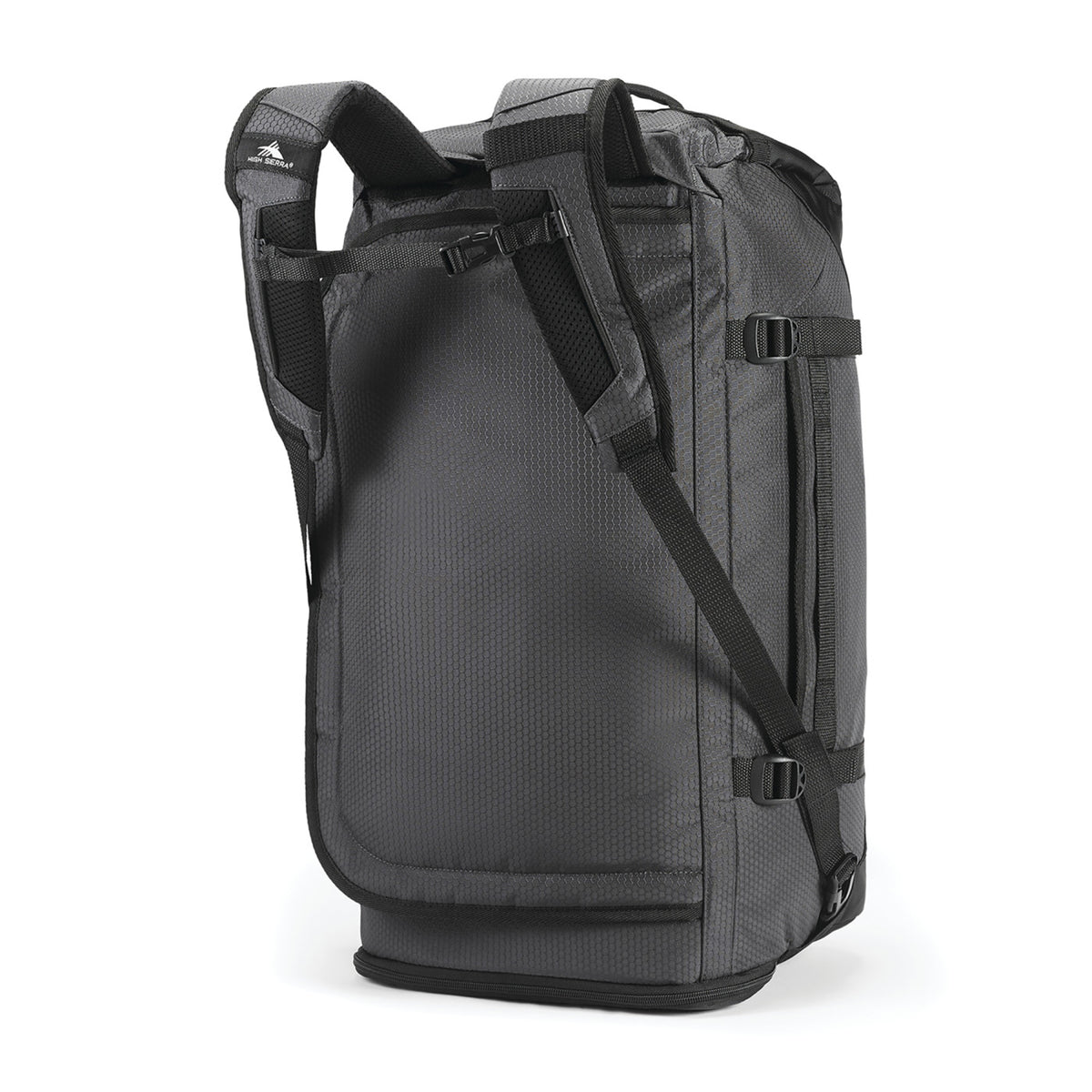 High Sierra Fairlead Convertible Duffel Backpack Transfer - Mercury/Black - View 9