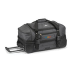High Sierra Fairlead Drop Bottom Wheeled Duffel, 22 Inches Transfer - Mercury/Black - View 1