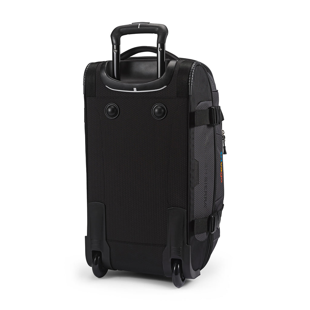 High Sierra Fairlead Drop Bottom Wheeled Duffel, 22 Inches Transfer - Mercury/Black - View 11