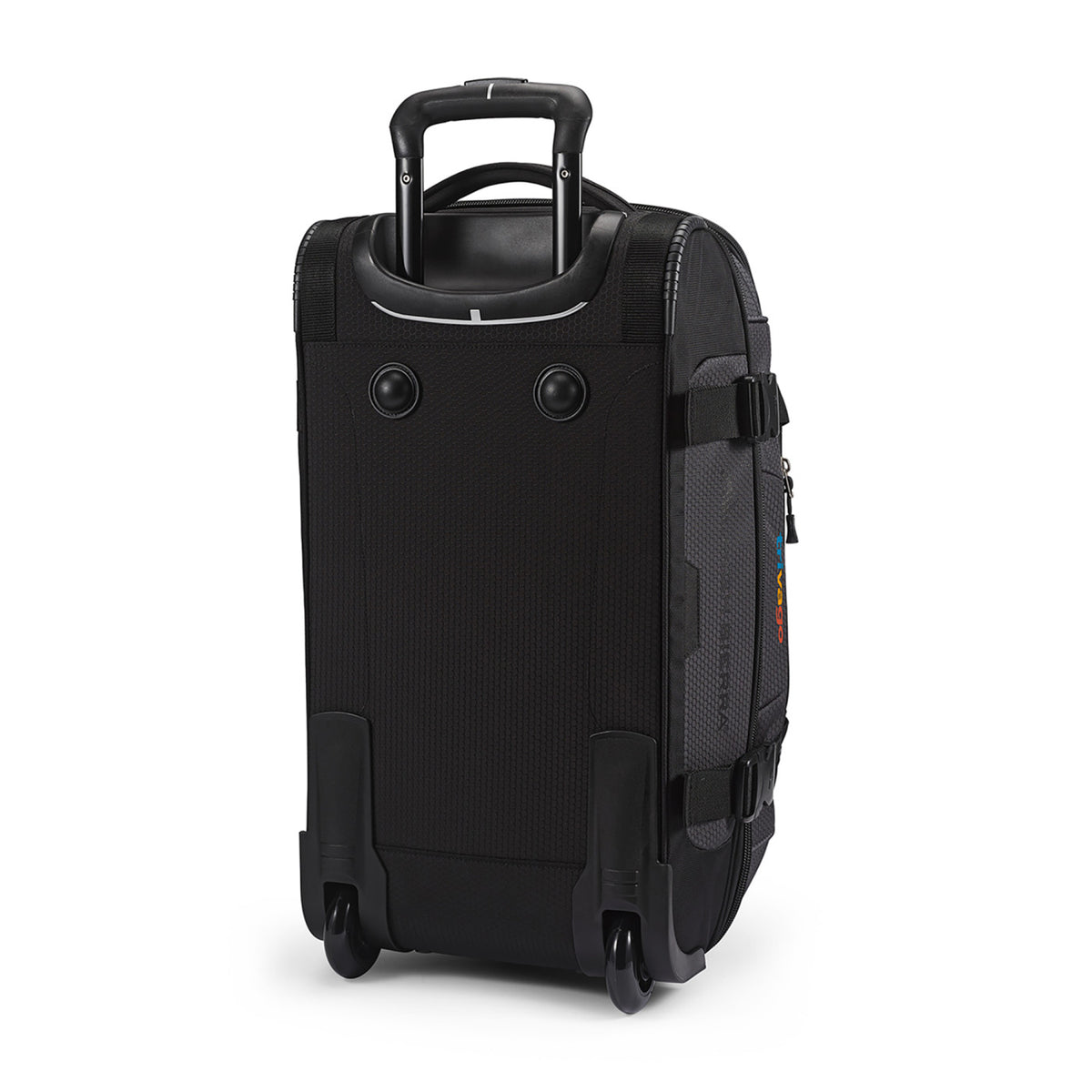High Sierra Fairlead Drop Bottom Wheeled Duffel, 22 Inches Transfer - Mercury/Black - View 11