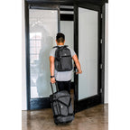 High Sierra Fairlead Drop Bottom Wheeled Duffel, 22 Inches Transfer - Mercury/Black - View 14