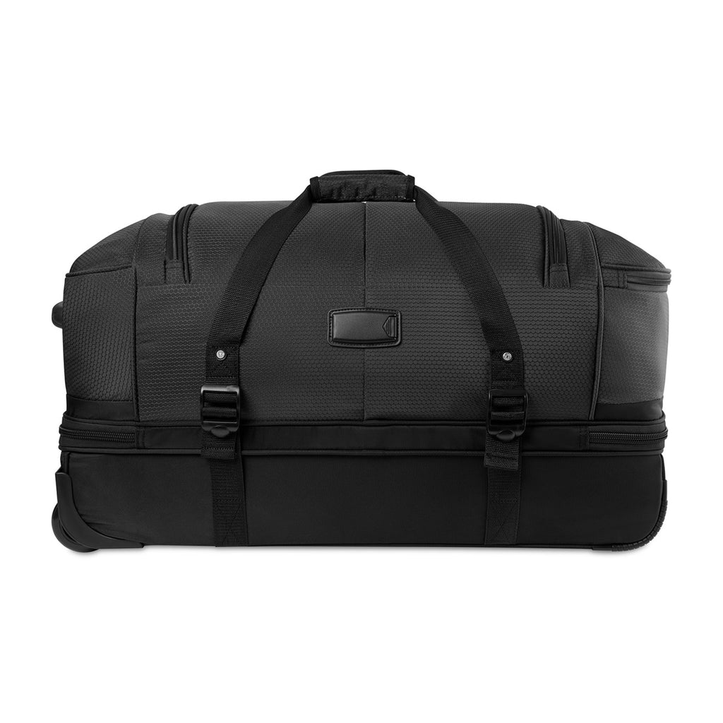High Sierra Fairlead Drop Bottom Wheeled Duffel, 22 Inches Transfer - Mercury/Black - View 2