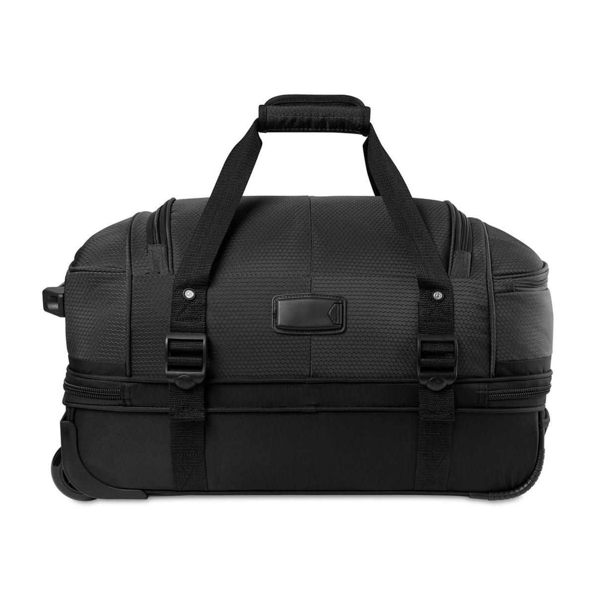 High Sierra Fairlead Drop Bottom Wheeled Duffel, 22 Inches Transfer - Mercury/Black - View 3