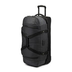 High Sierra Fairlead Drop Bottom Wheeled Duffel, 28 Inches Embroidery - Mercury/Black - View 5