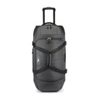 High Sierra Fairlead Drop Bottom Wheeled Duffel, 28 Inches Embroidery - Mercury/Black - View 7