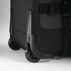 High Sierra Fairlead Drop Bottom Wheeled Duffel, 28 Inches Embroidery - Mercury/Black - View 9