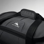 High Sierra Fairlead Drop Bottom Wheeled Duffel, 28 Inches Transfer - Mercury/Black - View 11