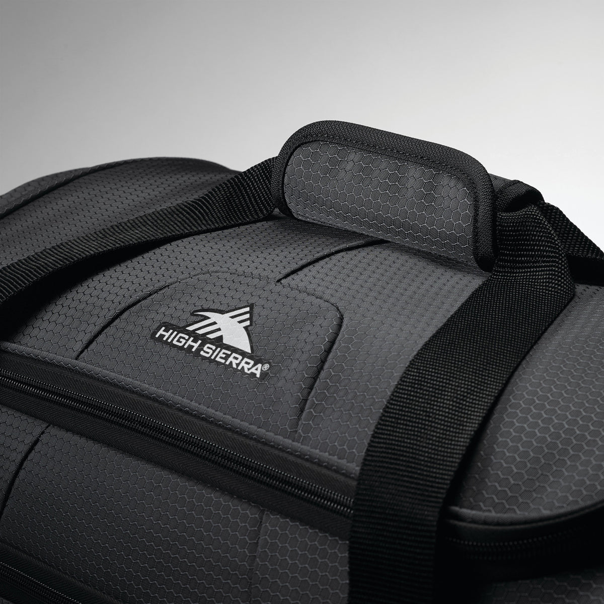 High Sierra Fairlead Drop Bottom Wheeled Duffel, 28 Inches Transfer - Mercury/Black - View 11