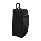 High Sierra Fairlead Drop Bottom Wheeled Duffel, 34 Inches Embroidery - Mercury/Black - View 2