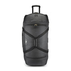 High Sierra Fairlead Drop Bottom Wheeled Duffel, 34 Inches Embroidery - Mercury/Black - View 3