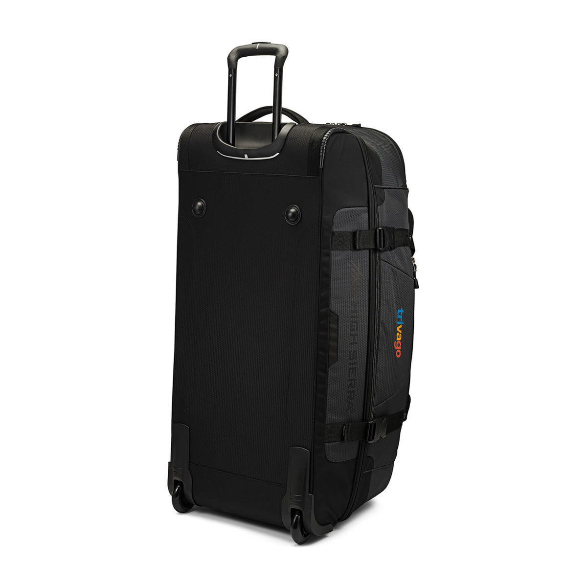 High Sierra Fairlead Drop Bottom Wheeled Duffel, 34 Inches Transfer - Mercury/Black - View 2
