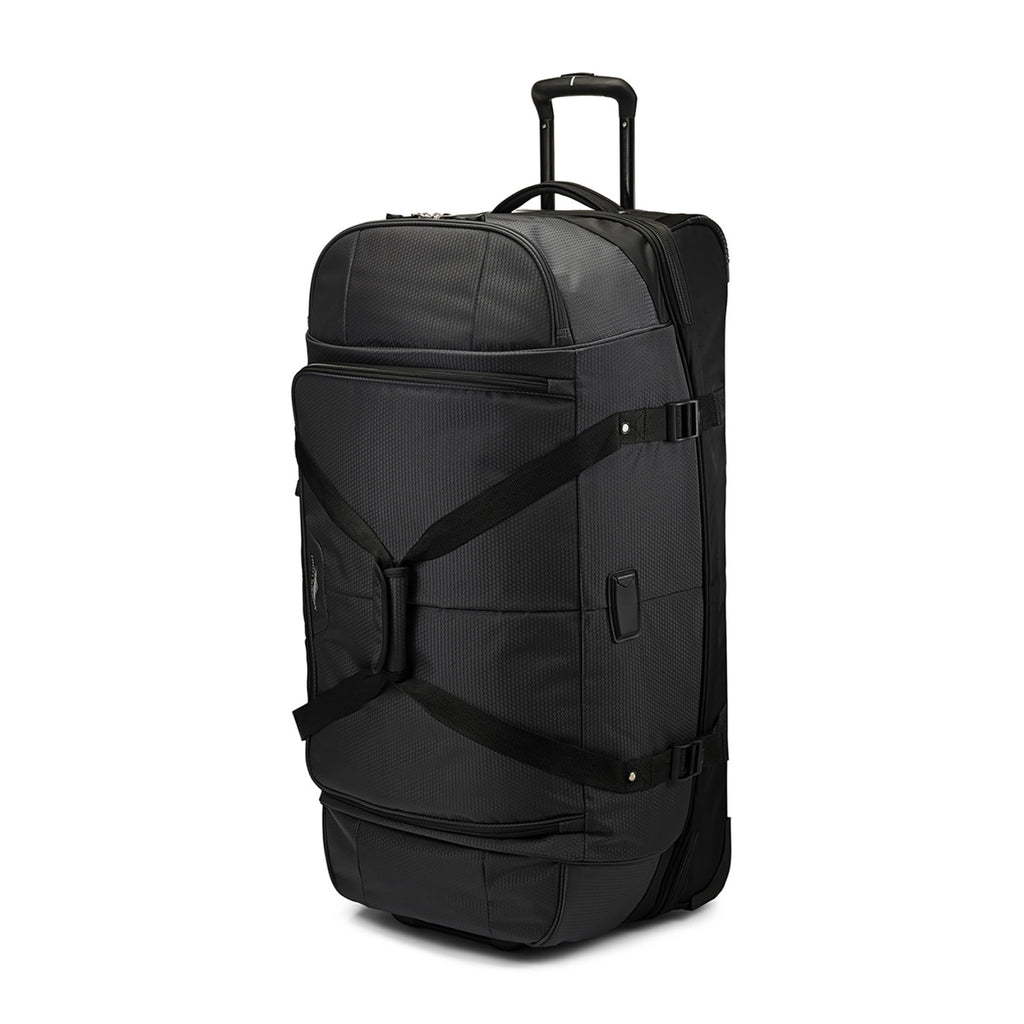High Sierra Fairlead Drop Bottom Wheeled Duffel, 34 Inches Transfer - Mercury/Black - View 5