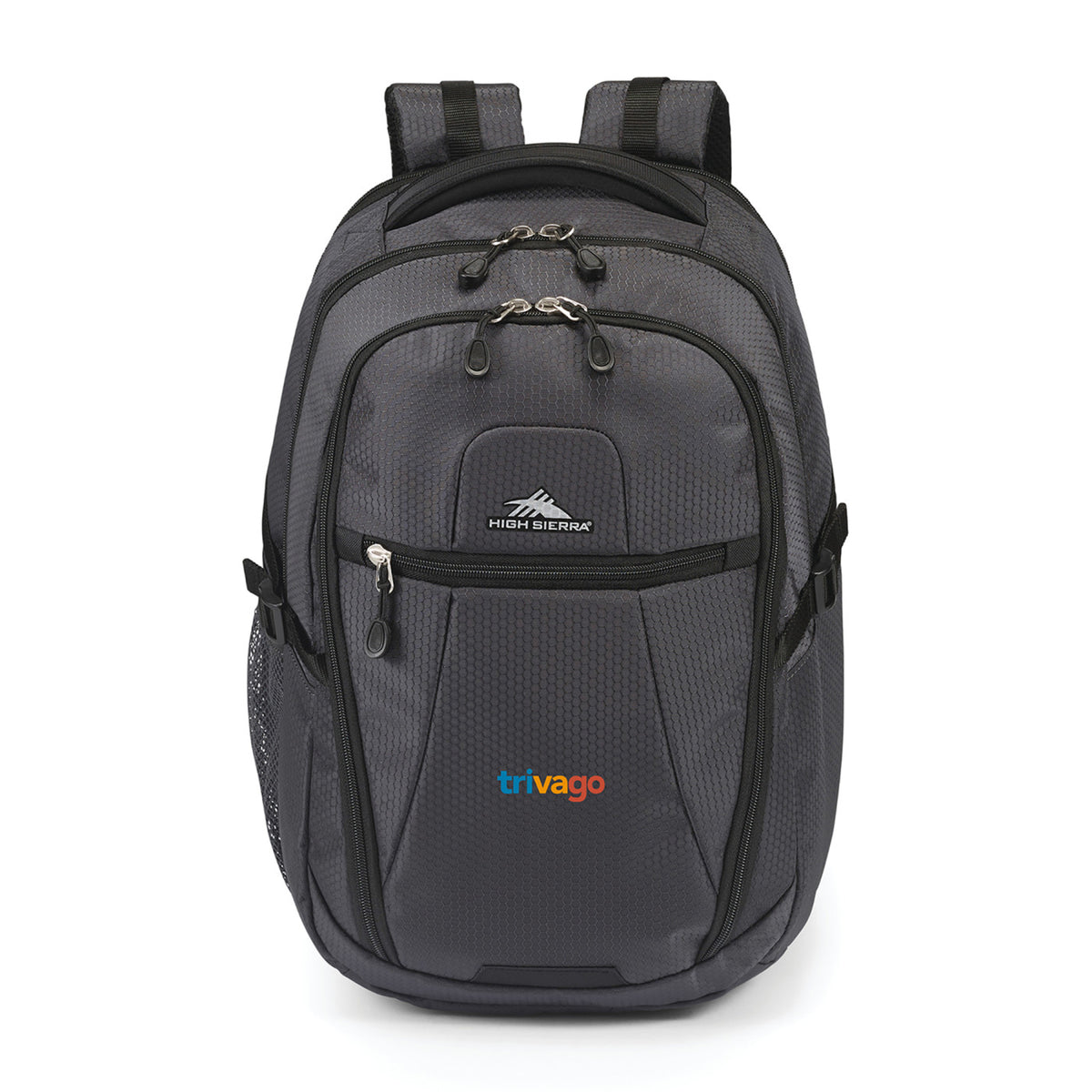 High Sierra Fairlead Laptop Backpack, 15 Inch Transfer - Mercury/Black - View 1
