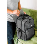 High Sierra Fairlead Laptop Backpack, 15 Inch Transfer - Mercury/Black - View 11