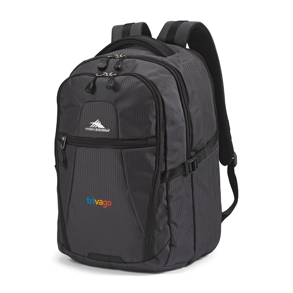 High Sierra Fairlead Laptop Backpack, 15 Inch Transfer - Mercury/Black - View 4