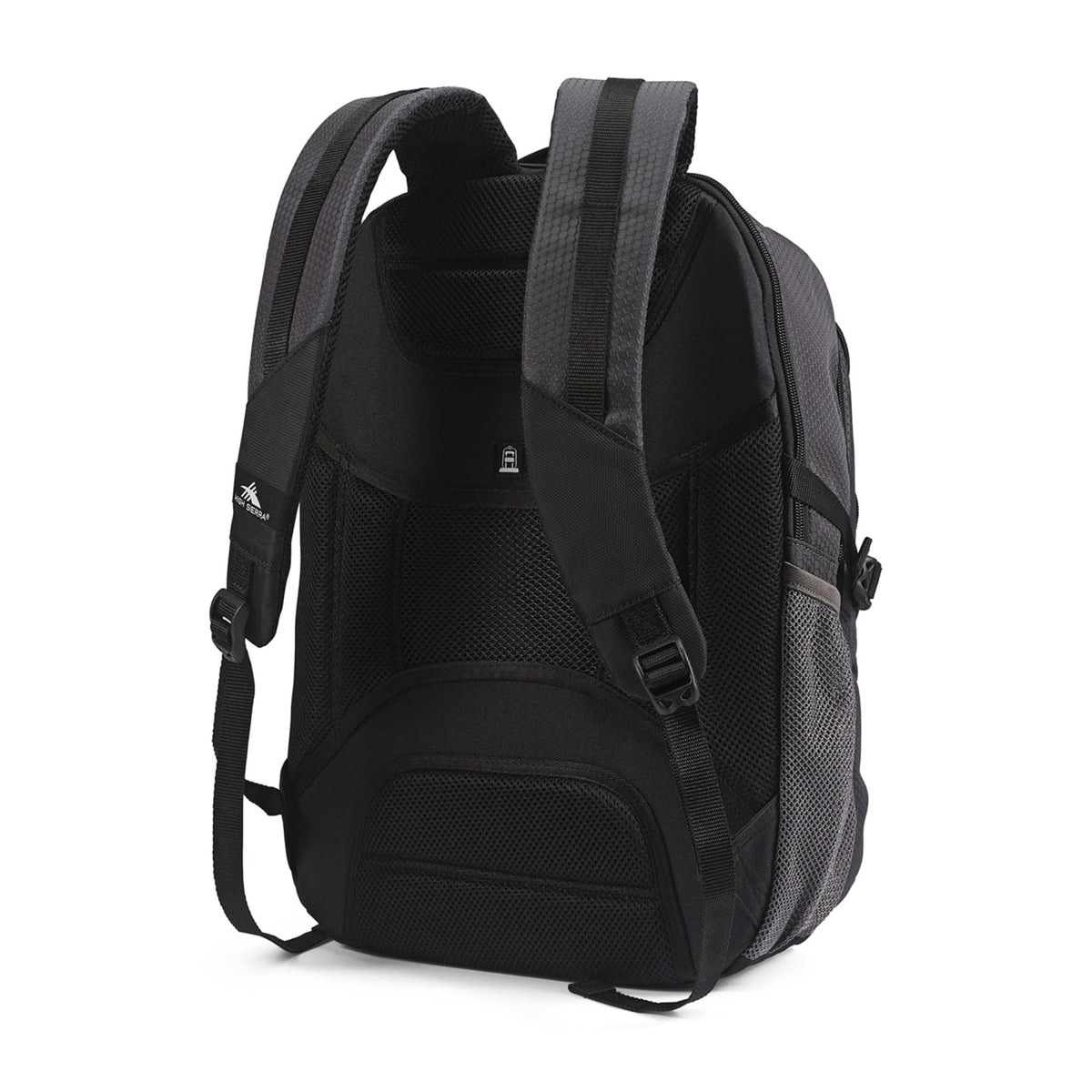 High Sierra Fairlead Laptop Backpack, 15 Inch Transfer - Mercury/Black - View 6