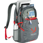 High Sierra Fallout Laptop Backpack, 17 Inch Transfer - Gray - Photo